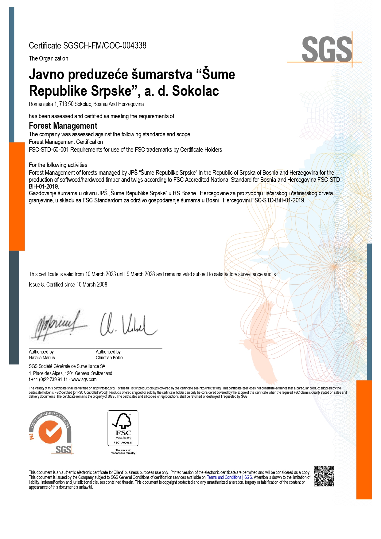JPS.Sume.RS.Sokolac.Certificate.FSC.03.04.2023